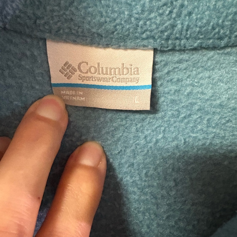 Ladies’ Columbia Teal Fleece Jacket - Picture 3 of 5